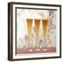 Three Glasses of Bellini (Sparkling Wine with Peach Juice)-Michael Paul-Framed Photographic Print