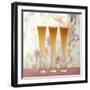 Three Glasses of Bellini (Sparkling Wine with Peach Juice)-Michael Paul-Framed Photographic Print