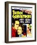 THREE GODFATHERS, from left: Chester Morris, Irene Hervey on window card, 1936-null-Framed Art Print