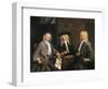Three Governors of the Surgeons Guild in Amsterdam, 1731-Cornelis Troost-Framed Giclee Print
