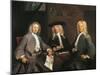 Three Governors of the Surgeons Guild in Amsterdam, 1731-Cornelis Troost-Mounted Giclee Print