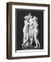 Three Graces, 1812-16-Antonio Canova-Framed Giclee Print