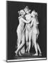 Three Graces, 1812-16-Antonio Canova-Mounted Giclee Print