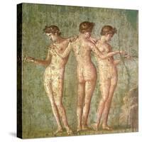 Three Graces, from Pompeii-null-Stretched Canvas