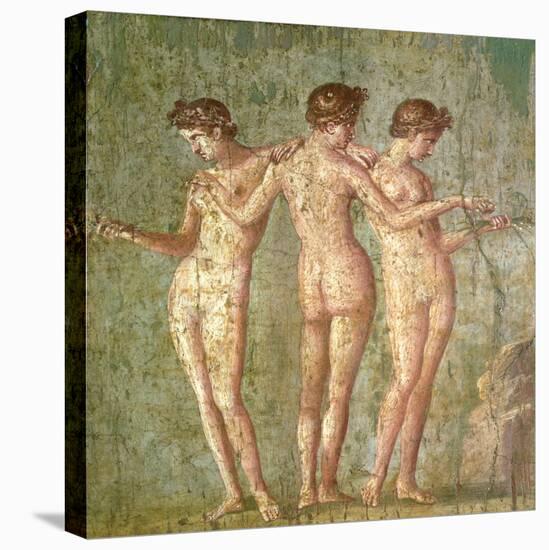 Three Graces, from Pompeii-null-Stretched Canvas