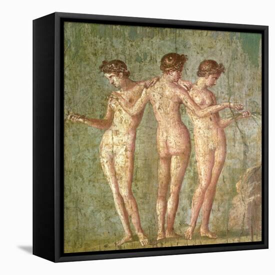 Three Graces, from Pompeii-null-Framed Stretched Canvas