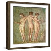 Three Graces, from Pompeii-null-Framed Giclee Print