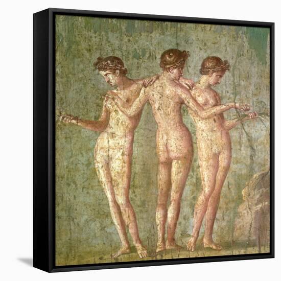 Three Graces, from Pompeii-null-Framed Stretched Canvas