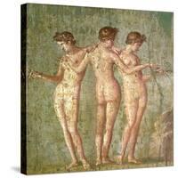 Three Graces, from Pompeii-null-Stretched Canvas