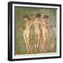 Three Graces, from Pompeii-null-Framed Giclee Print