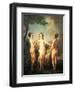 Three Graces or De Nesle Mesdemoiselles-null-Framed Giclee Print