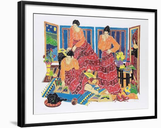 Three Graces-Estelle Ginsburg-Framed Collectable Print