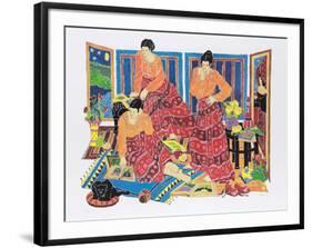 Three Graces-Estelle Ginsburg-Framed Collectable Print
