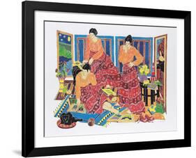 Three Graces-Estelle Ginsburg-Framed Collectable Print