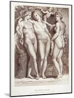 Three Graces-Peter Paul Rubens-Mounted Giclee Print