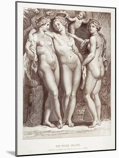 Three Graces-Peter Paul Rubens-Mounted Giclee Print