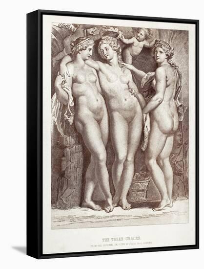 Three Graces-Peter Paul Rubens-Framed Stretched Canvas