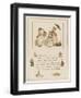 Three Greenaway Girls and Their Dolls One in a Cart-Kate Greenaway-Framed Art Print