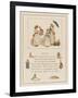 Three Greenaway Girls and Their Dolls One in a Cart-Kate Greenaway-Framed Art Print