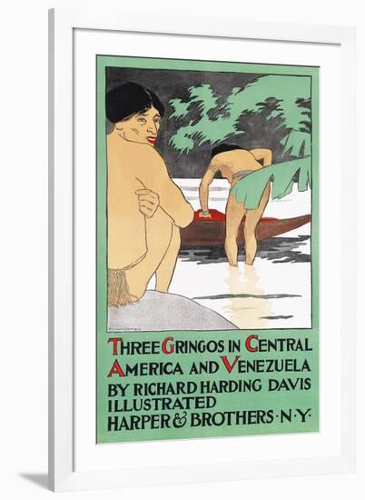 Three Gringos In Central America And Venezuela By Richard Harding Davis-Edward Penfield-Framed Art Print