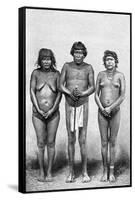 Three Guarauni Indians, Venezuela, 1895-null-Framed Stretched Canvas
