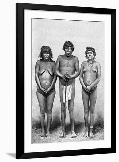 Three Guarauni Indians, Venezuela, 1895-null-Framed Giclee Print