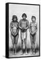 Three Guarauni Indians, Venezuela, 1895-null-Framed Stretched Canvas