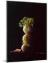 Three Hard-Boiled Brown Eggs Stack One on Top of the Other-Michael Wissing-Mounted Photographic Print