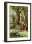 Three Heads and Robin Hood-null-Framed Art Print