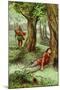 Three Heads and Robin Hood-null-Mounted Art Print