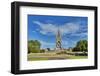 Three heavy horses are ridden past The Albert Memorial, Kensington Gardens, Hyde Park, London, Engl-Tim Winter-Framed Photographic Print