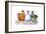 Three Hens-Jennifer Zsolt-Framed Giclee Print