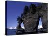 Three-Hole Rock, Kenai Fjords National Park, Alaska, USA-Paul Souders-Stretched Canvas