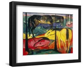 Three Horses, 1913-Franz Marc-Framed Giclee Print