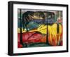 Three Horses, 1913-Franz Marc-Framed Giclee Print