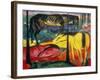 Three Horses, 1913-Franz Marc-Framed Giclee Print