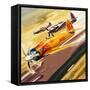 Three 'Hot Rod' Racers from Aerobatic Competitions-Wilf Hardy-Framed Stretched Canvas