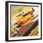 Three 'Hot Rod' Racers from Aerobatic Competitions-Wilf Hardy-Framed Giclee Print