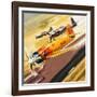 Three 'Hot Rod' Racers from Aerobatic Competitions-Wilf Hardy-Framed Giclee Print