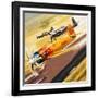 Three 'Hot Rod' Racers from Aerobatic Competitions-Wilf Hardy-Framed Giclee Print