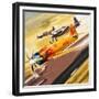 Three 'Hot Rod' Racers from Aerobatic Competitions-Wilf Hardy-Framed Giclee Print