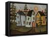 Three Houses 1-Karla Gerard-Framed Stretched Canvas