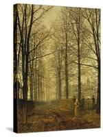 Three hundred years ago, 1892-John Atkinson Grimshaw-Stretched Canvas