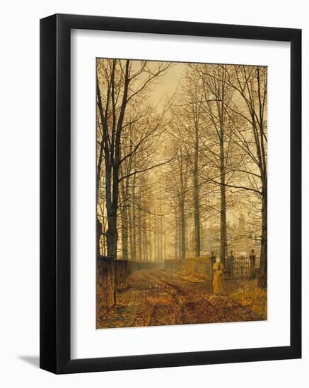 Three Hundred Years Ago-John Atkinson Grimshaw-Framed Giclee Print