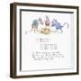 Three Hungry Mice, Three Hungry Mice, Searched for Some Food-Walton Corbould-Framed Giclee Print