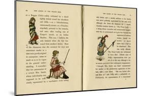 Three Illustrations, the Queen of the Pirate Isle-Kate Greenaway-Mounted Art Print