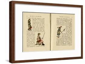 Three Illustrations, the Queen of the Pirate Isle-Kate Greenaway-Framed Art Print