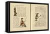 Three Illustrations, the Queen of the Pirate Isle-Kate Greenaway-Framed Stretched Canvas