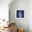 Three Indigo Calla Lilies-Albert Koetsier-Framed Premium Giclee Print displayed on a wall
