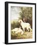 Three Irish Setters-Charles Oliver De Penne-Framed Giclee Print